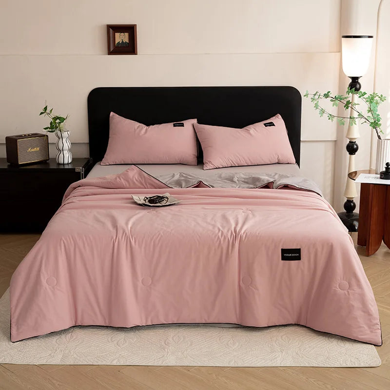 Afralia™ Ice Cream Cool Feel Light Summer Quilt - Skin-Friendly & Breathable