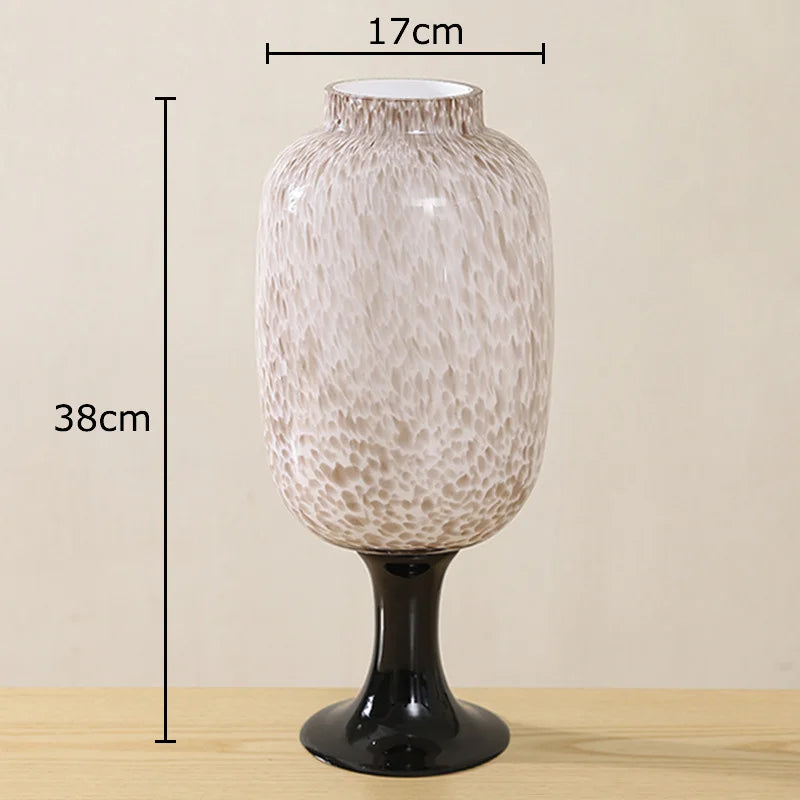 Afralia™ Color Dot Glass Vase: Creative Desk Decor & Flower Pot