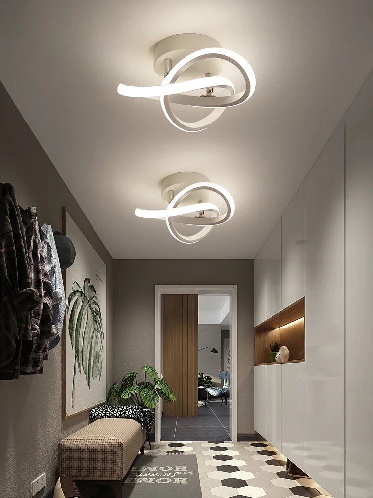 Afralia™ Modern Minimalist LED Ceiling Light for Home Aisle and Corridor Lighting