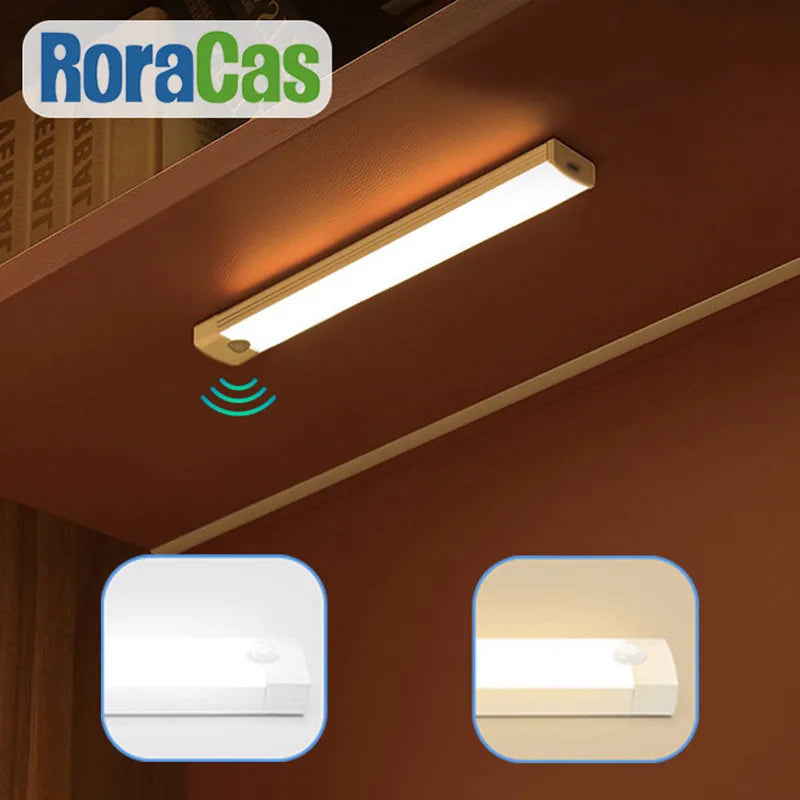 Afralia™ LED Motion Sensor Night Light: Rechargeable and Magnetic Wall Lamp