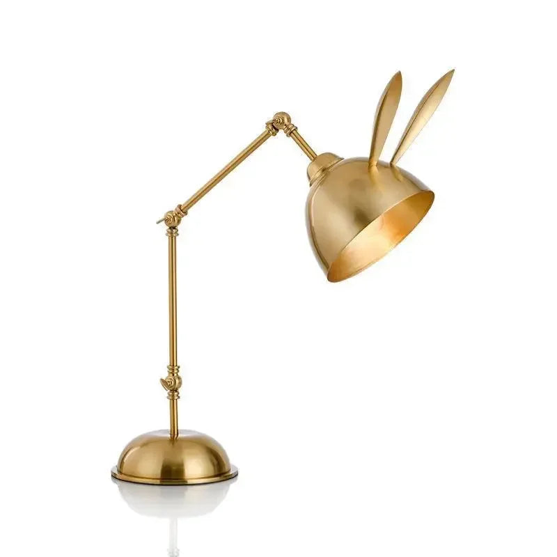 Afralia™ Nordic Rabbit Desk Lamp for Creative Living Room and Bedroom Eye Protection