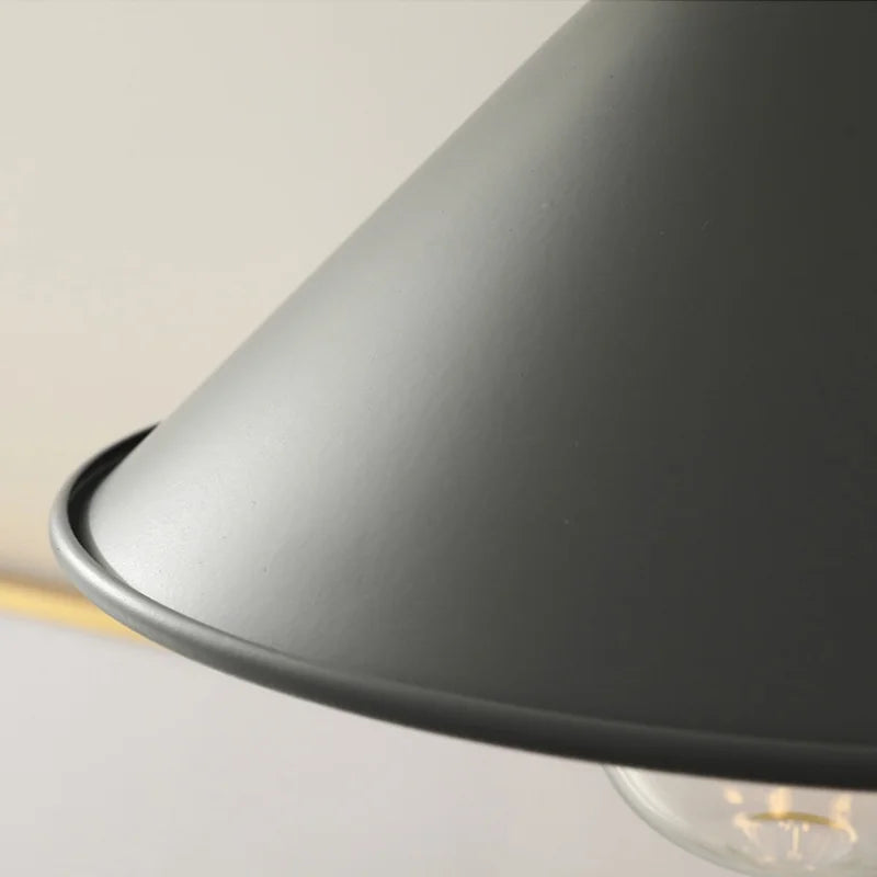 Afralia™ Copper Knob Iron LED Pendant Light - Adjustable Nordic Modern Hang Lamp