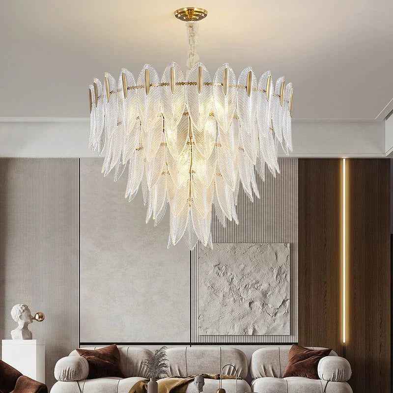 Afralia™ Post-Modern Light Luxury Chandelier for Living Room, Dining Room, and Bedroom