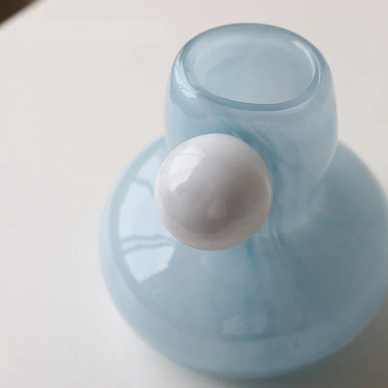 Afralia™ Cute Glass Ball Candle Holder Home Decor Aromatherapy Candelabrum