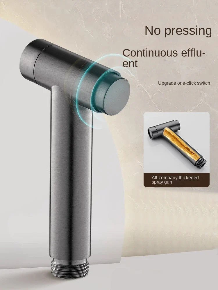 Afralia™ Handheld Bidet Spray Gun Set for Effortless Bathroom Cleaning