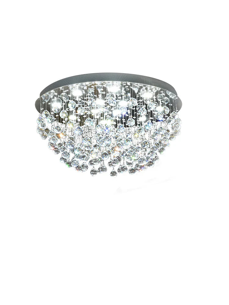 Afralia™ Crystal Chandelier: Modern Luxury LED Ceiling Lamp for Living Room and Bedroom