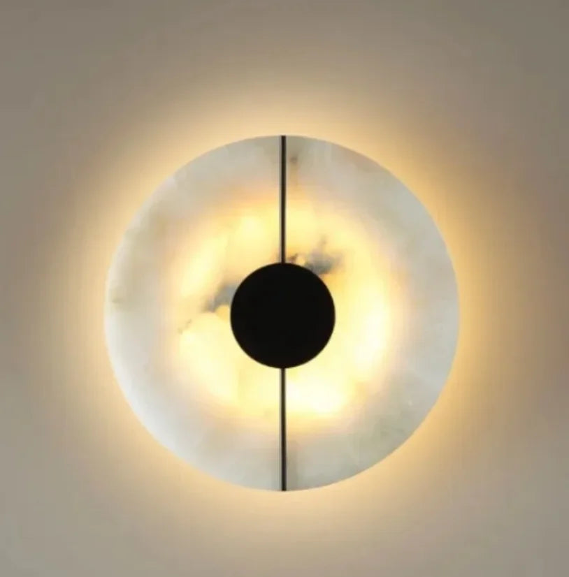 Afralia™ Marble Stone Wall Sconce - Modern Indoor Nordic Hotel Bathroom Decor