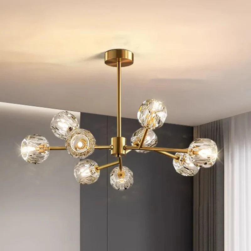 Afralia™ Modern Home Decor LED Pendant Light Chandeliers for Living Room Dining Room Lighting