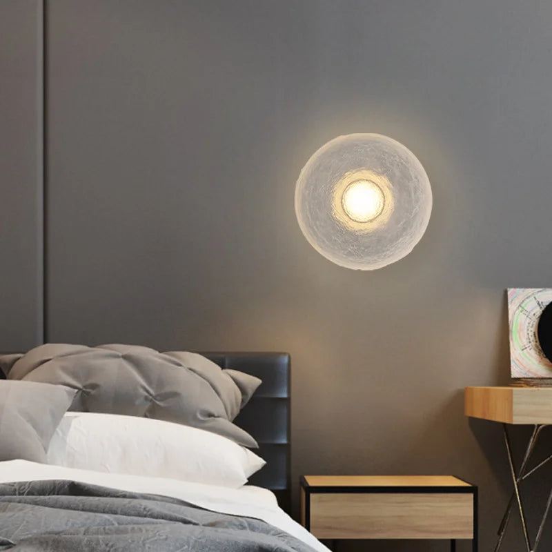 Afralia™ Wind Designer Round Wall Lamp - Bedroom Atmosphere Light