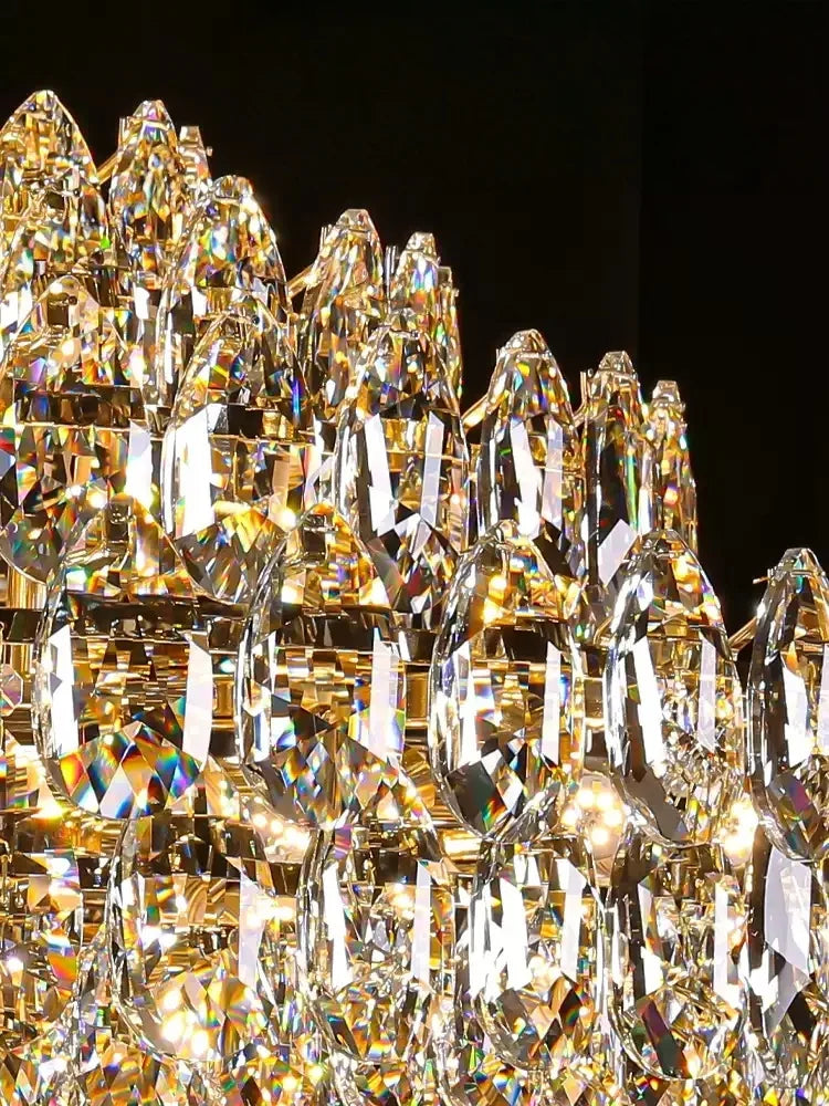 Afralia™ Crystal Pendant Light - European Style LED Dining Room & Bedroom Fixture