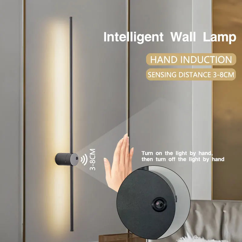 Afralia™ LED Wall Lamps: Motion Sensor Indoor Wall Lights for Bedroom Living Room