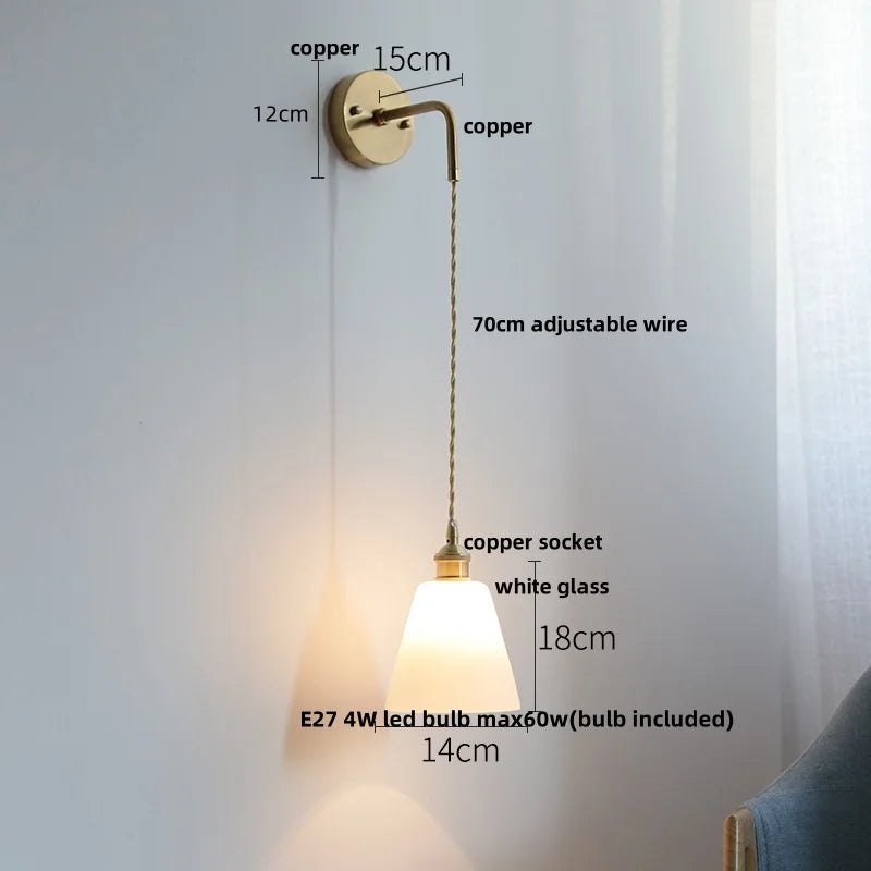 Afralia™ Moon ABS LED Wall Light Fixture, Adjustable Nordic Modern Bedside Lamp