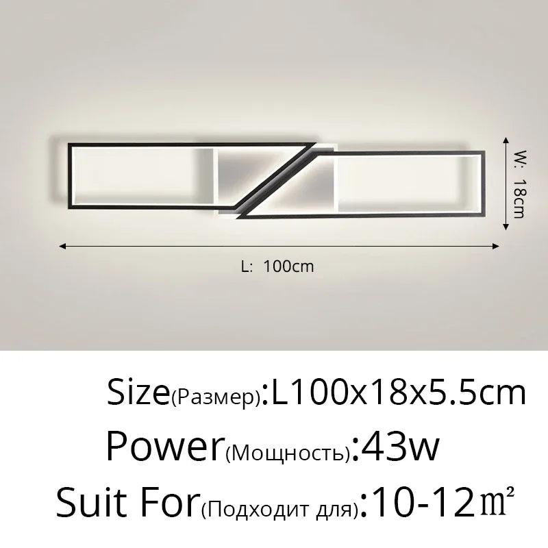 Afralia™ LED Ceiling Light: Modern Fixture for Living Room, Kitchen & Hallway Lighting