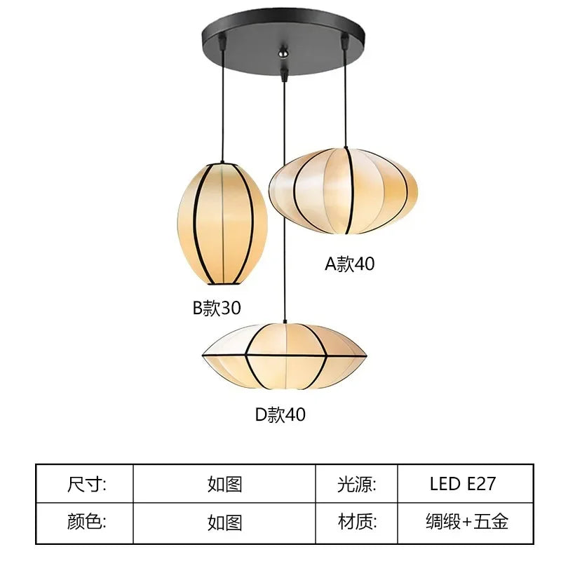 Afralia™ Wabi-sabi Medieval LED Pendant Light for Home Decor Living Room Bedroom
