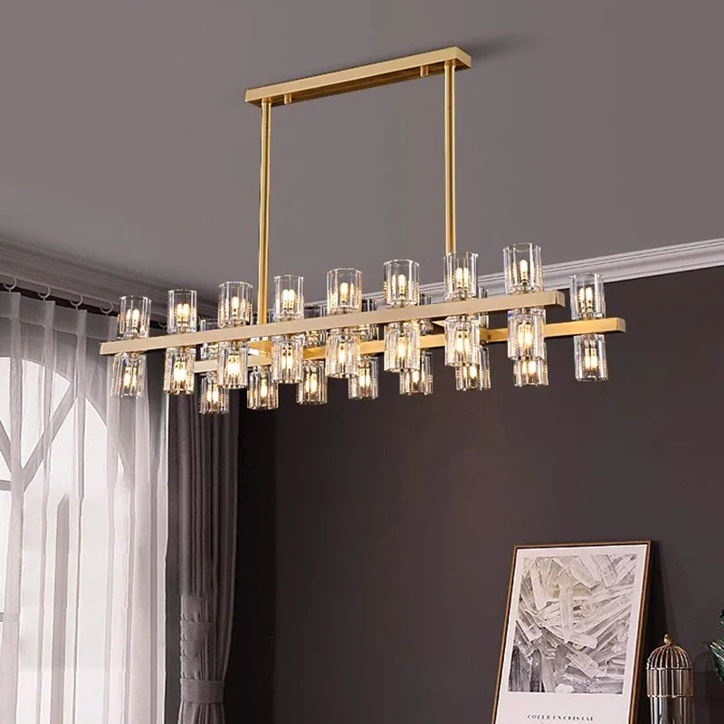 Afralia™ Modern Ceiling Chandeliers Hanging Pendant Light Fixture for Living Room Dining Room