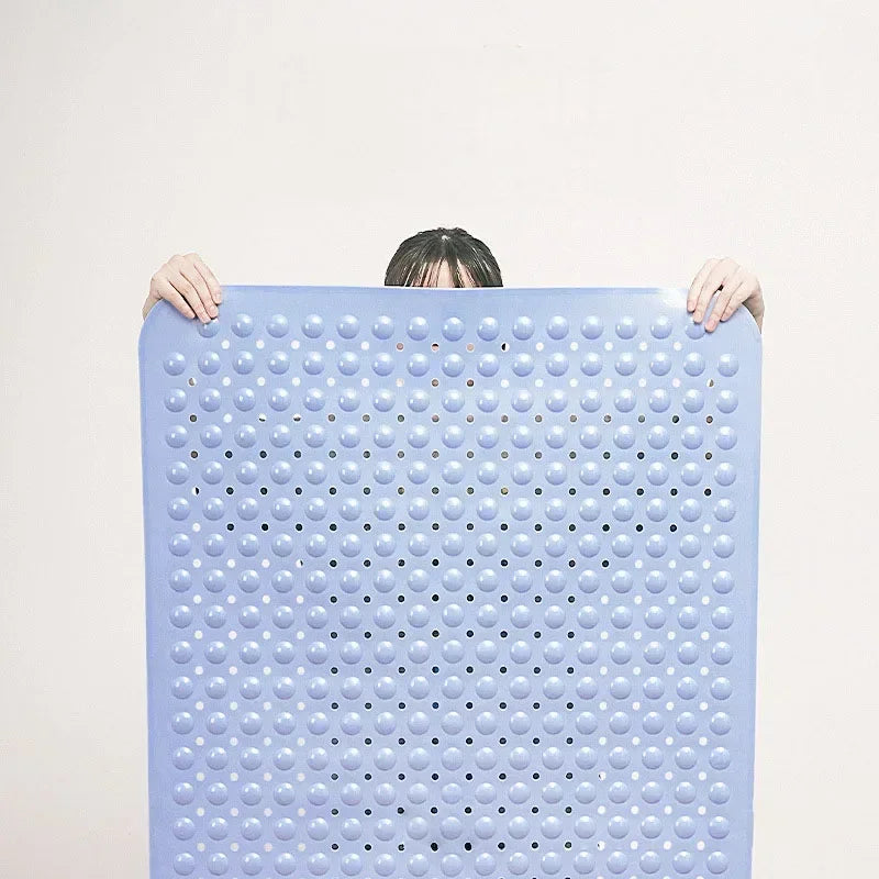 Afralia™ Large Non-Toxic Non-Slip Bath Mat with Suction Cups for Safety and Comfort