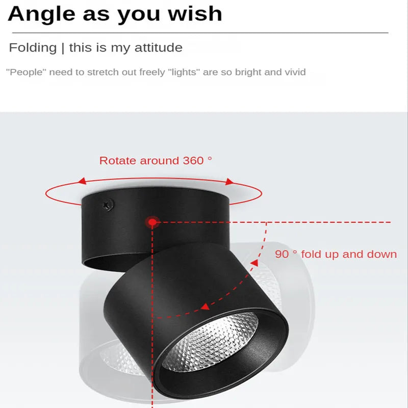 Afralia™ LED Downlight Ceiling Spotlights 5/10/15/25W for Indoor Kitchen Lighting