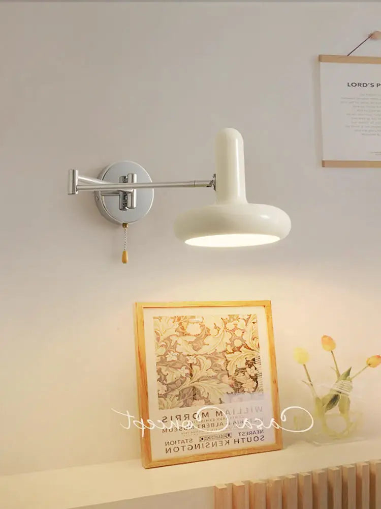 Afralia™ Rocker Wall Lamp: Creative Retractable Study Reading Light