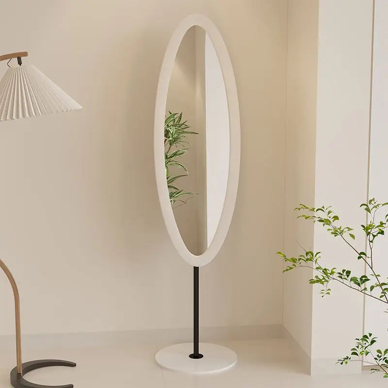 Nordic Oval Mirror for Bedroom Wedding Makeup, Living Room Decor - Afralia™