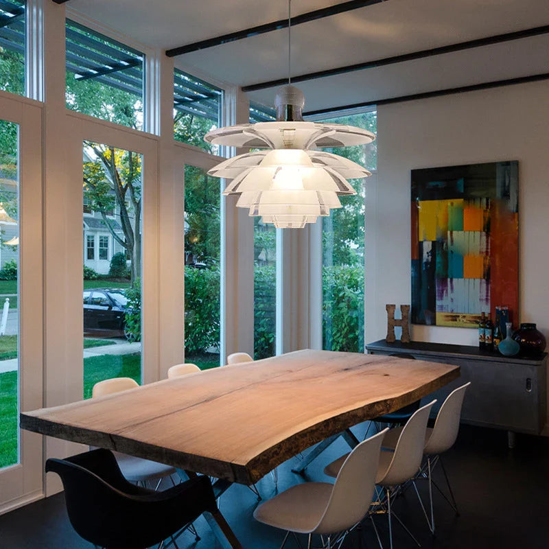 Afralia™ Modern Pine Cones LED Pendant Lights for Living Room Bedroom Chandelier