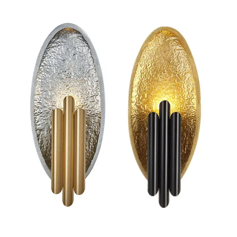 Afralia™ Oval LED Wall Lamp for Modern Living Room Decoration