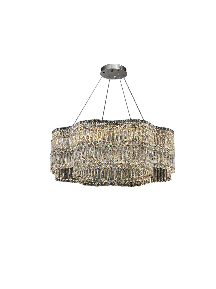 Luxury Crystal Chandelier by Afralia™ | Modern Living Room Pendant Lamp