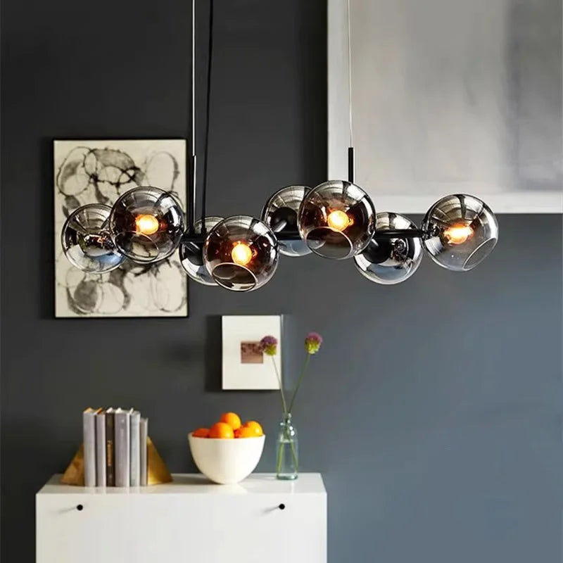 Afralia™ LED Pendant Light Chandeliers for Modern Living and Dining Room Decoration