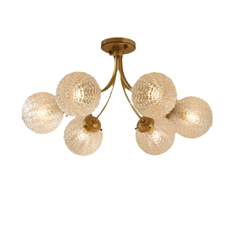 Afralia™ Glass Ball Ceiling Light: Modern Nordic Living Room Dining Room Bedroom Lamp