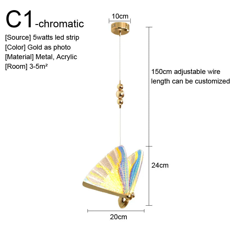 Afralia™ Gold Nordic Pendant Lights Indoor Kitchen Dining Room Home Decor