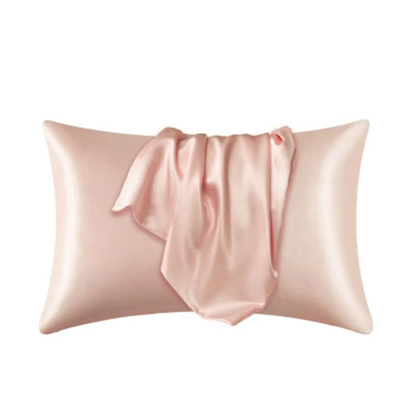 Afralia™ Silky Satin Pillowcase: Soft, Comfortable, High-End Solid King Queen Pillow Cover