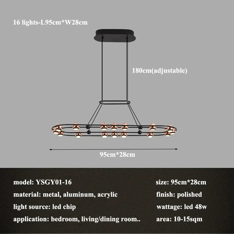 Afralia™ Stainless Steel Pendant Lamp: Modern Luxury Chandelier for Living Room, Bedroom, and Restaurant