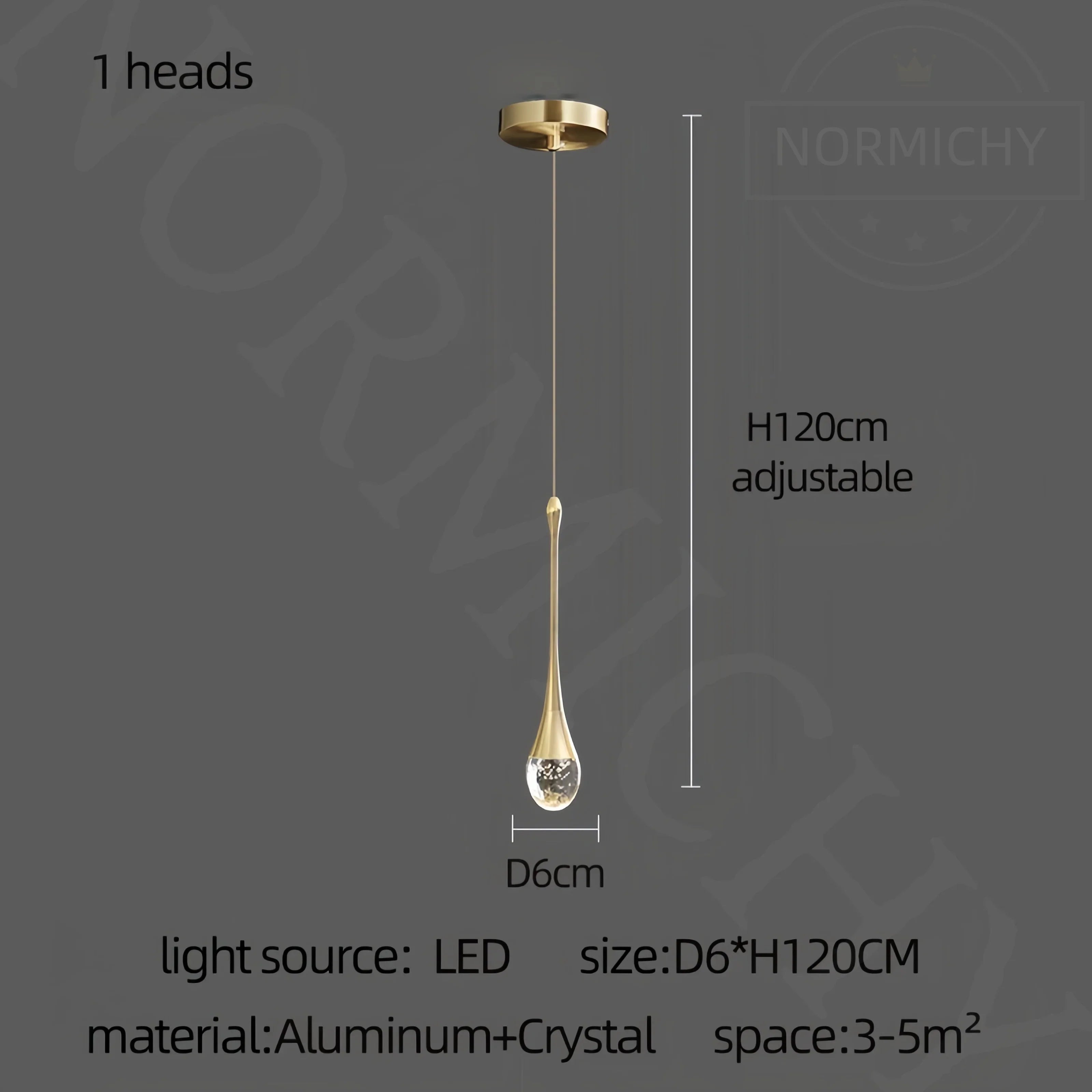 Afralia™ Golden Black Crystal Chandelier for Dining Room, Bedroom, and Living Room