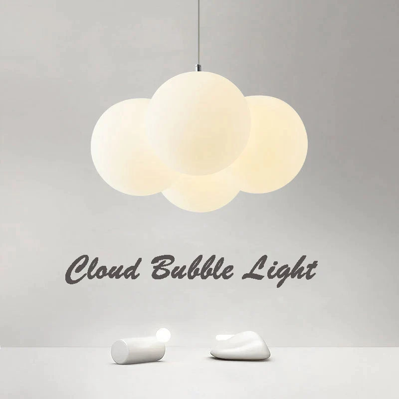 Afralia™ LED Cloud Pendant Light: Modern Nordic Design for Bedroom, Dining Room, Living Room