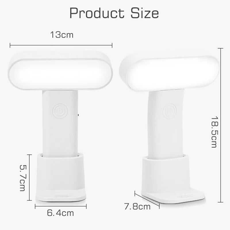 Afralia™ LED Nightlight: Rechargeable 3-Color Table Lamp & Handheld Light