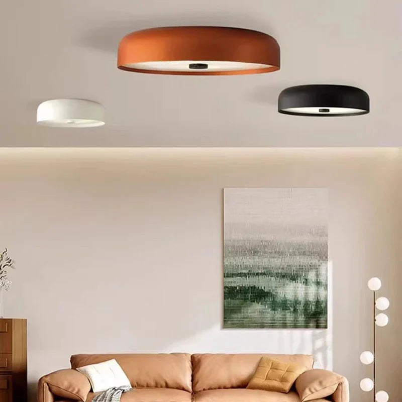 Afralia™ Nordic Metal LED Ceiling Light for Parlor Bedroom Dining Room