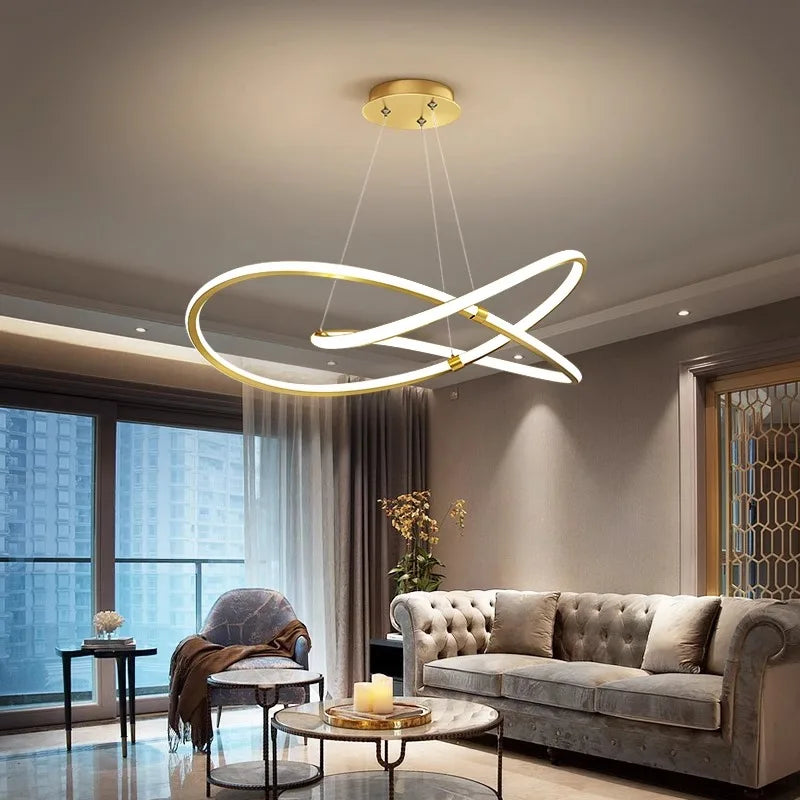 Afralia™ Nordic Dining Room Pendant Ceiling Chandelier for Living Room