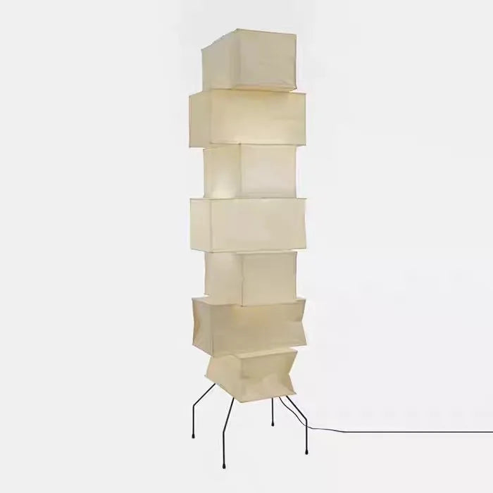 Afralia™ Akari Noguchi Floor Lamp LED E27 Rice Paper Standing Art Decor Living Room