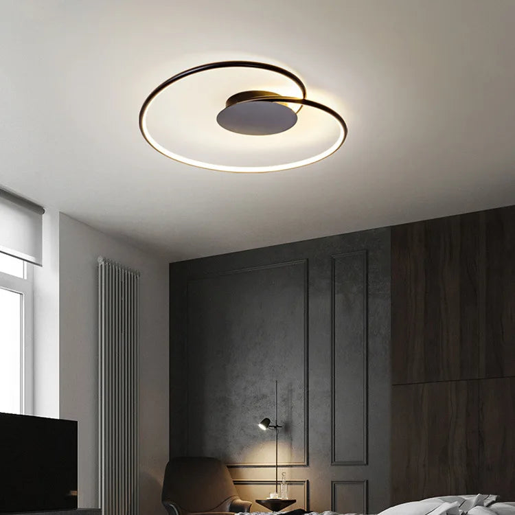 Afralia™ Modern LED Ceiling Lamp - Minimalist Design for Stylish Indoor Lighting