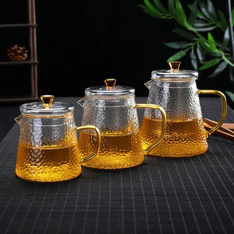 Afralia™ Heat-Resistant Glass Teapot with Pu Erh Infuser for Tea Brewing