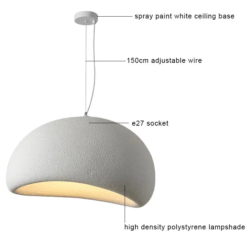 Afralia™ Wabi Sabi LED Pendant Light for Modern Kitchen and Living Room