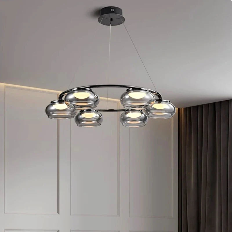 Afralia™ Modern Pendant Lights for Dining Room Ceiling Chandeliers LED Hanging Lamp