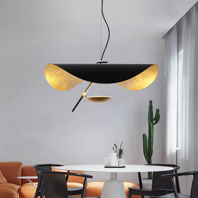 Afralia™ Minimalist LED Kitchen Island Pendant Lights Dimmable Chandelier for Living Room