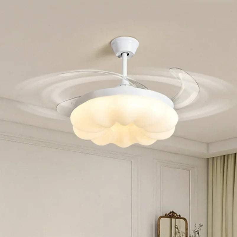 Afralia™ Full Spectrum LED Ceiling Fan Light Frequency Conversion, Ideal for Children's Bedroom