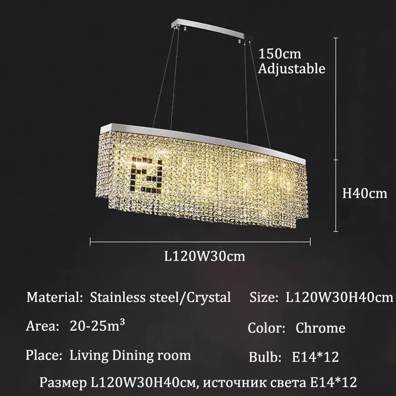 Afralia™ Crystal Pendant Chandelier Ceiling Light Fixture Home Decor Hanging Lamp Luxe Lighting