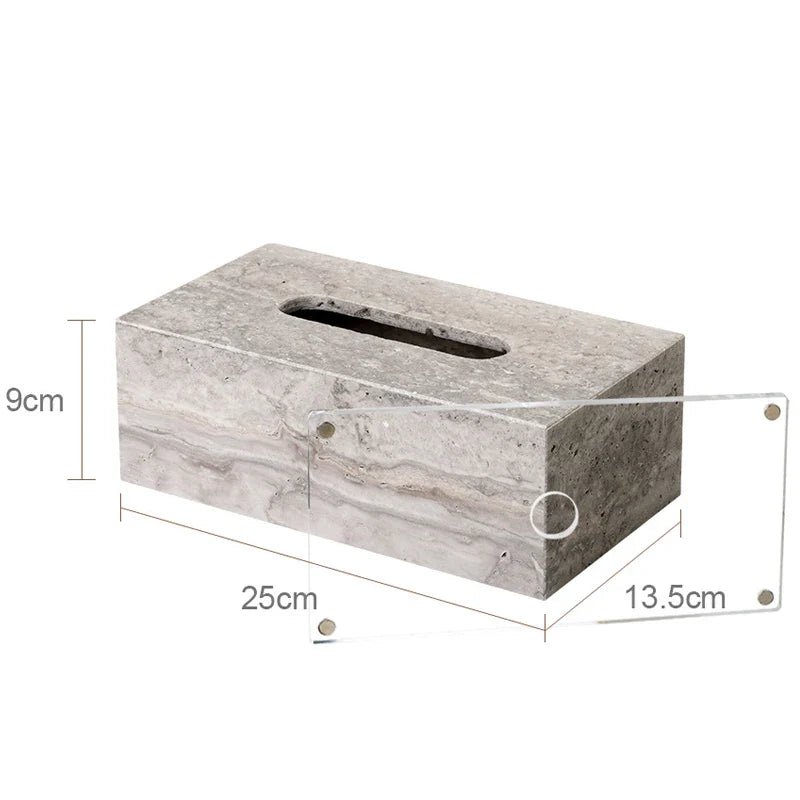 Afralia™ Natural Marble Bathroom Set with Soap Dispenser, Diffuser, & Holder Tray