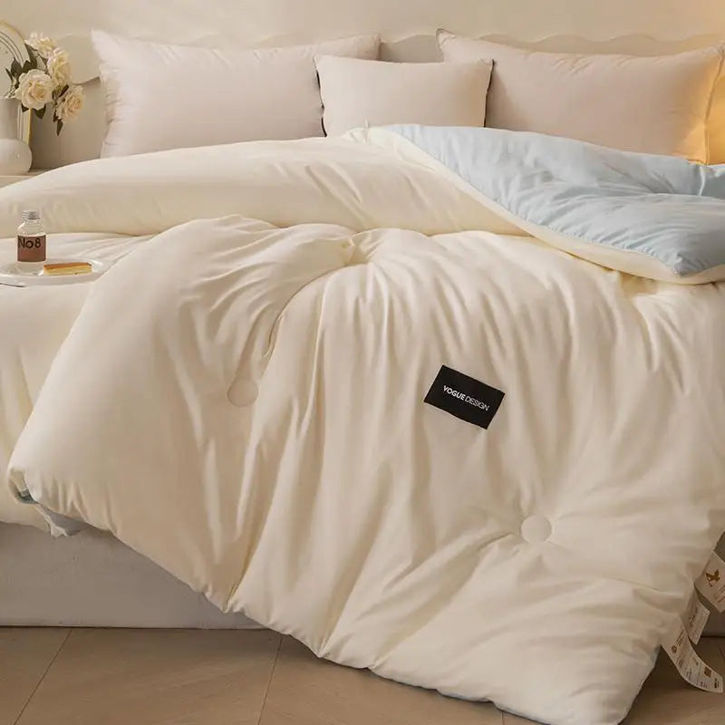 Afralia™ Soya Fibre Filled Quilted Comforter Blanket Core