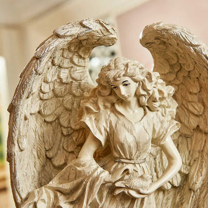 Afralia™ Greek Mythology Prayer Angel Goddess Statue for Home Study Decor