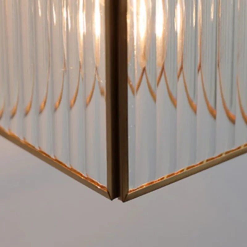 Afralia™ Glass Wall Sconce Retro LED Rotate Pull Chain Mirror Light