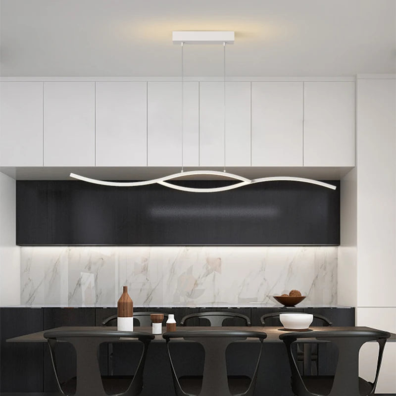 Afralia™ Modern LED Pendant Light - Adjustable Chandelier for Stylish Living Spaces