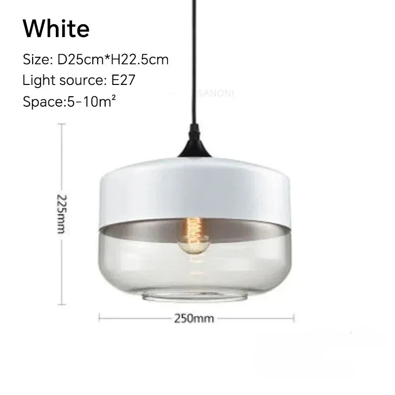 Afralia™ Glass Wood Chandelier LED Pendant Light Fixture for Living Dining Bedroom